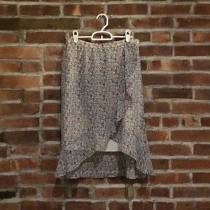 Madewell High- Low Midi Skirt